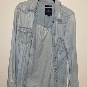Two American Eagle Denim Jackets